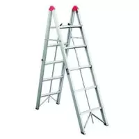 Escalera Plegable 5 Peldaños Adir 10538 – Aluminio, Antideslizante, Doméstica
