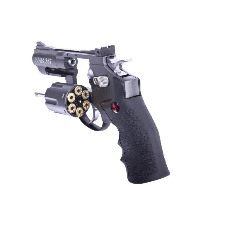 Revolver Crosman SNR 357 de CO2 Semiautomático de 6 tiros.