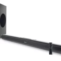 Barra De Sonido 2.1 Ch Misik Negro Hdmi Subwoofer Bt
