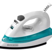 Plancha Black + Decker Azul Con Blanco 1100 W Suela Antiadherente