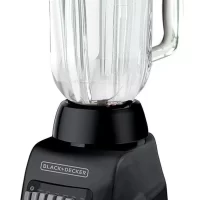 Licuadora Black + Decker Negra Vaso De Vidrio 10 Vel. 1,25 L
