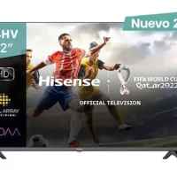 Television Led Hisense 32” Vidaa Smart Tv, Hd, Dts Virtual: X, Diseño De Vidrio Flotante, Game Mode, Hdmi Arc