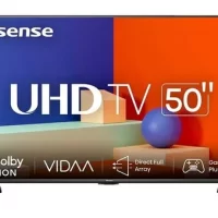 Television Led Hisense 50” Vidaa Smartv, 4K Uhd, Dts Virtual X, Hdmi Arc