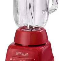 Licuadora Black + Decker Roja Vaso De Vidrio 10 Vel. 1,25 L