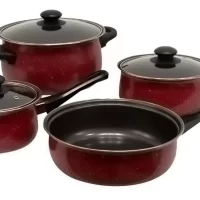 Batería de cocina Gibson Casselman-R 7 piezas esmalte antiadherente