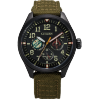 Reloj Citizen Star Wars Boba Fett BU2058-00W Eco-Drive Negro Verde Olivo Caballero