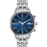 Reloj Citizen Dress Classic Eco-Drive Cronógrafo CA7068-51L – Acero Azul, Caballero