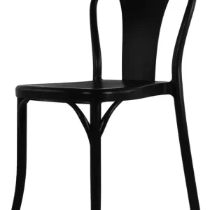Silla Bistro Para Interiores/exteriores De Plástico