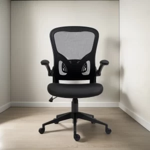 Silla De Escritorio Vest Ejecutiva Mesh Negro