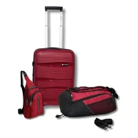 Combo de Viaje 3 Piezas Mc. Carthy STORM - Polipropileno y Candado TSA