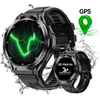 Smartwatch CUBOT GT 1 Negro con GPS Doble Banda, Pantalla AMOLED