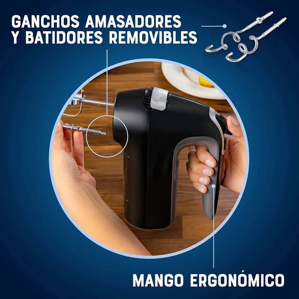 Batidora de Mano_Oster_2169820_Negra_lado1