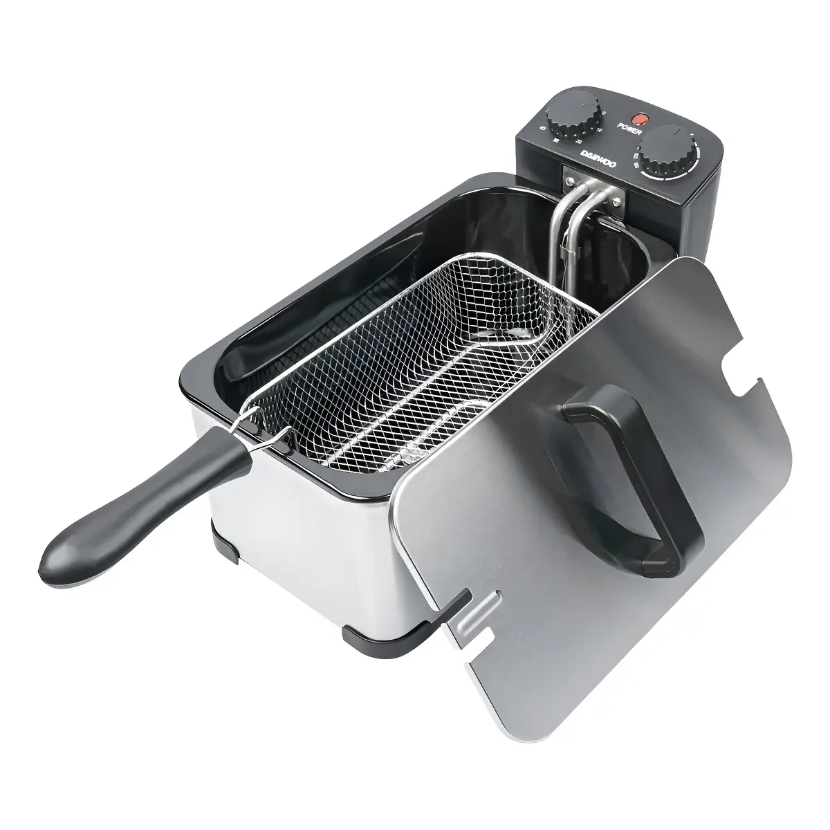 Freidora_Aceite_Daewoo_DDF-364_3 Litros_Plateada_frente