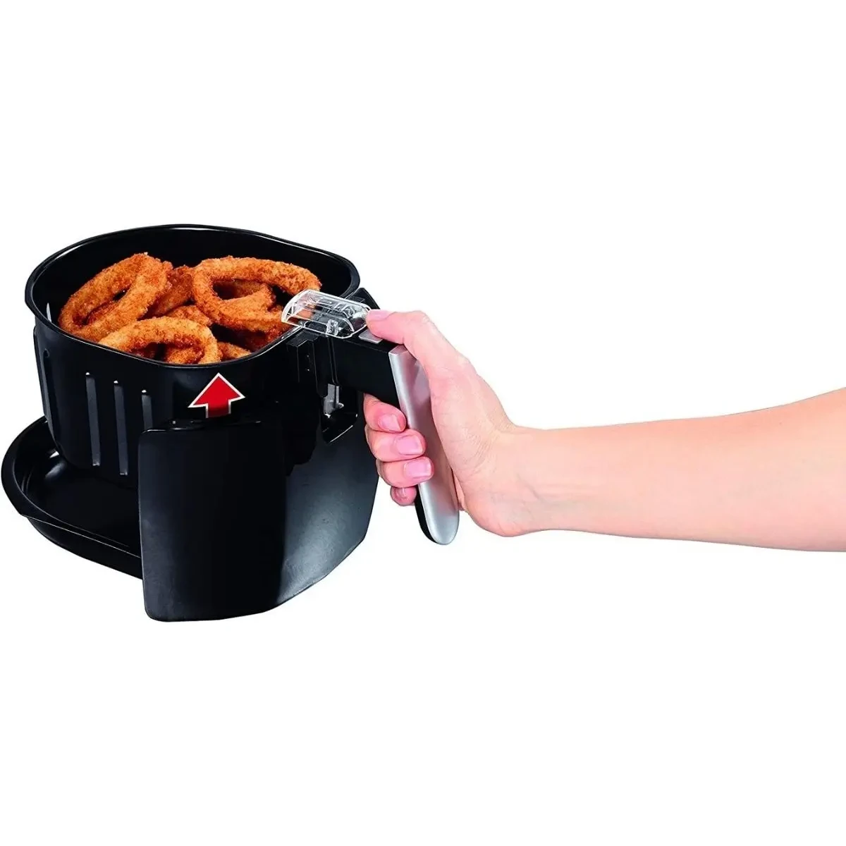 Freidora_de Aire_Proctor_Silex_35055_1.5 Litros_Negra_mano