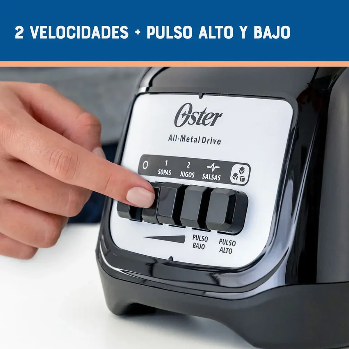 Licuadora_Oster_2110247_2 Velocidades_Vaso Plástico_teclas