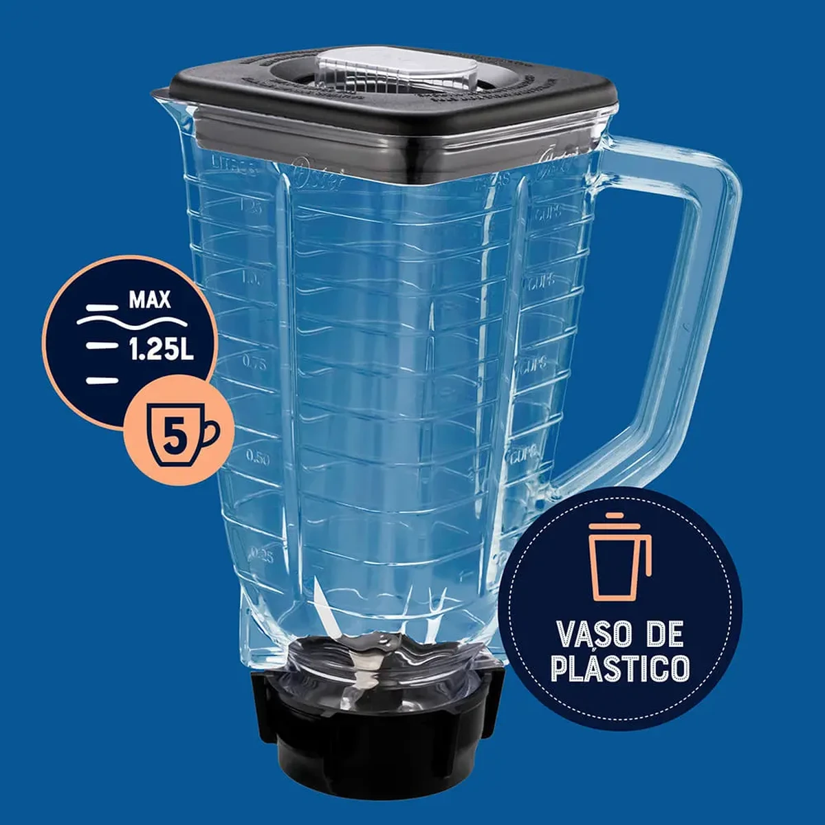 Licuadora_Oster_2110247_2 Velocidades_Vaso Plástico_vaso