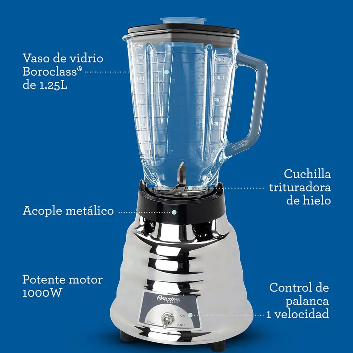 Licuadora_Oster_Clásica_M450-10_Vaso Vidrio_datos